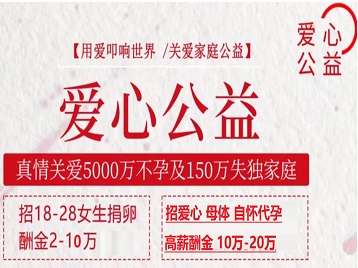 井研捐卵助孕生子 爱心志愿者招募